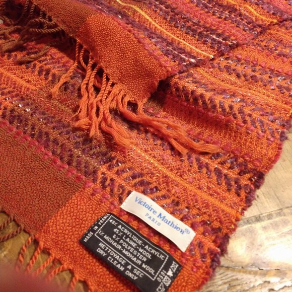 Vintage Victoire Mathieu Wool Scarf - Picture 5 of 5